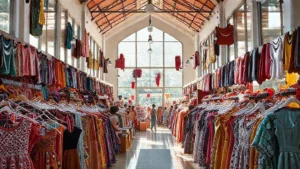 Container de roupas usadas importadas