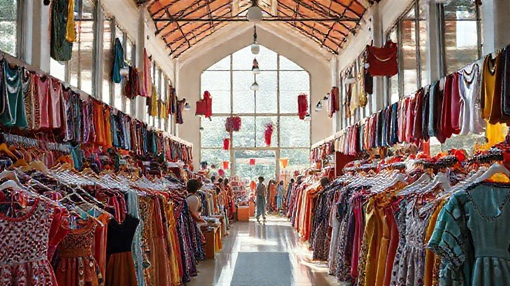 Container de roupas usadas importadas